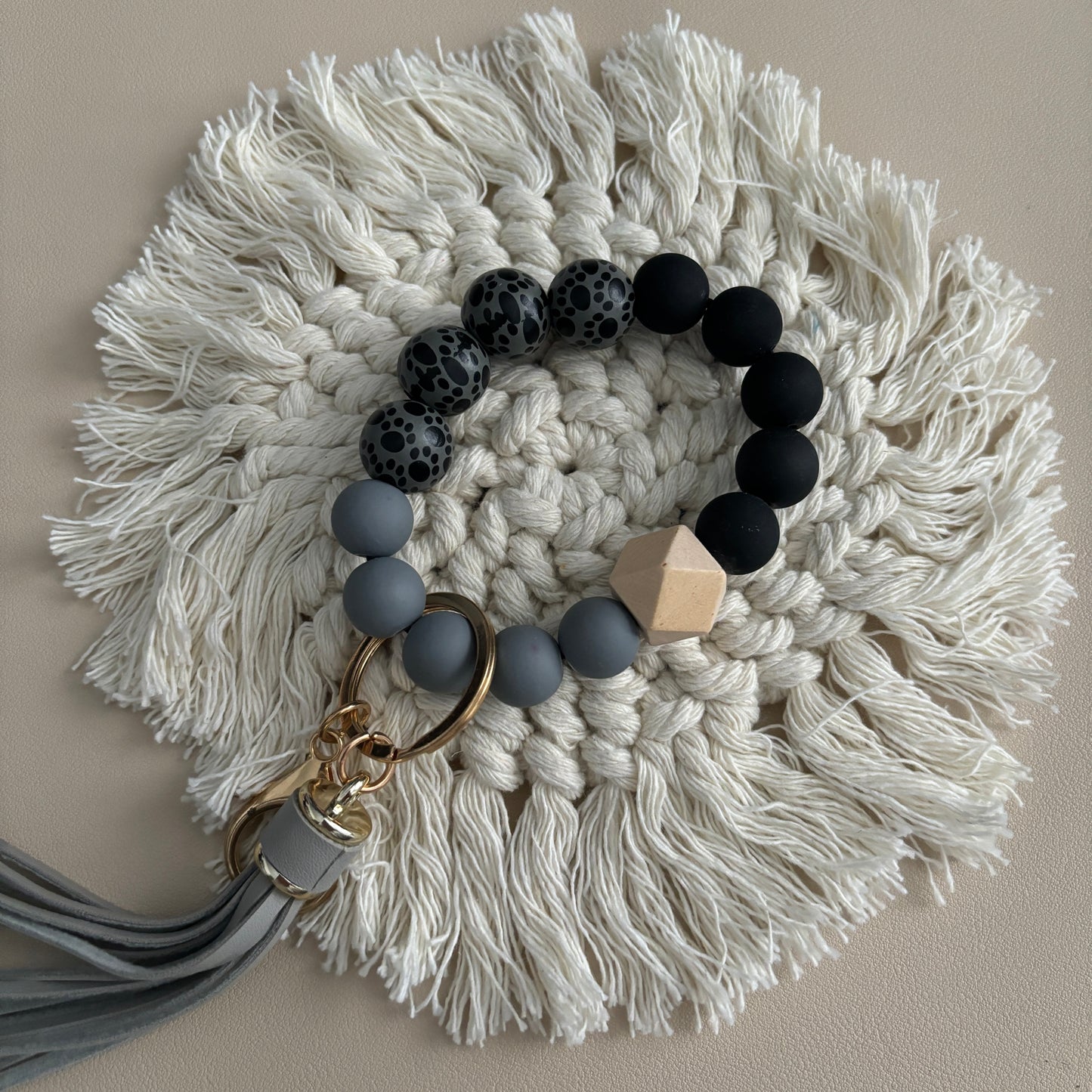 charcoal Mama’s Wristlet