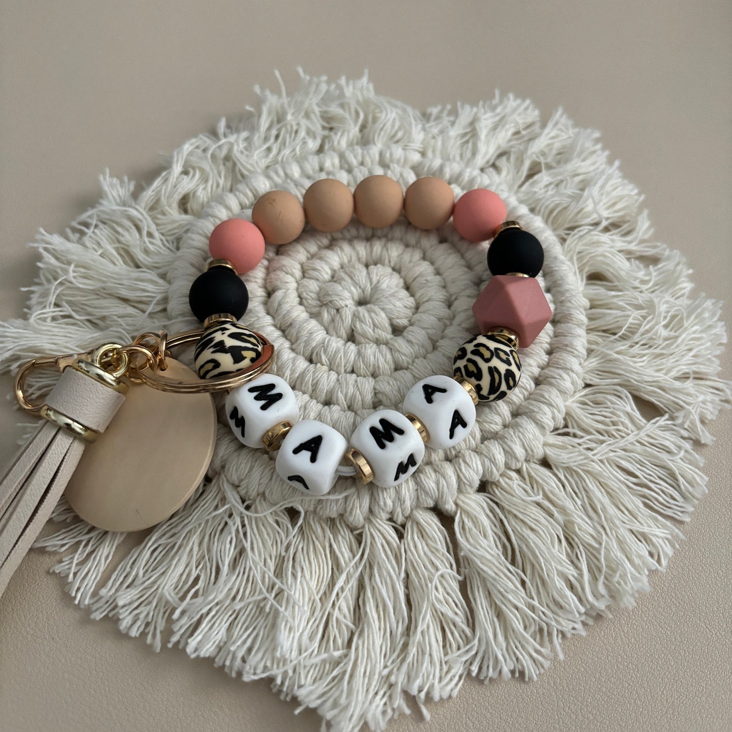 Rose gold Mama’s Wristlet