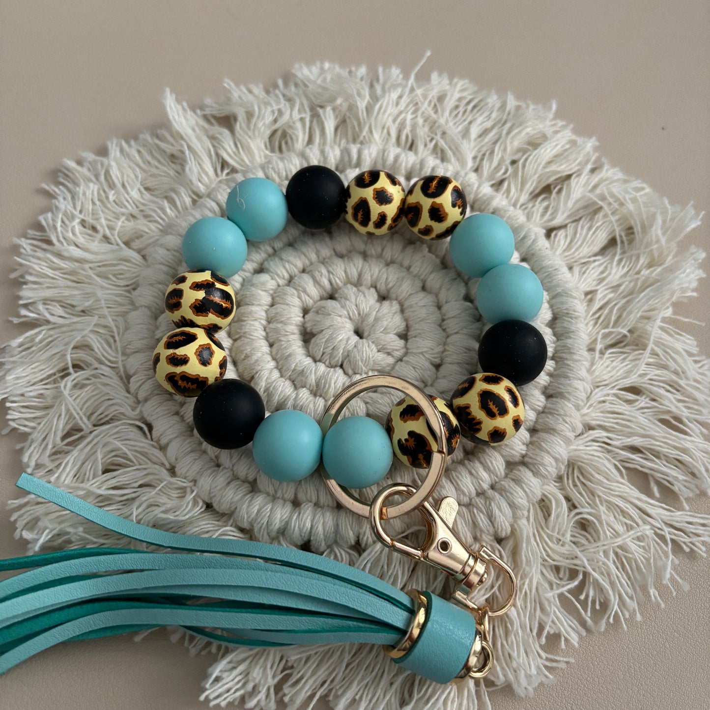 aquatic blue Mama’s Wristlet